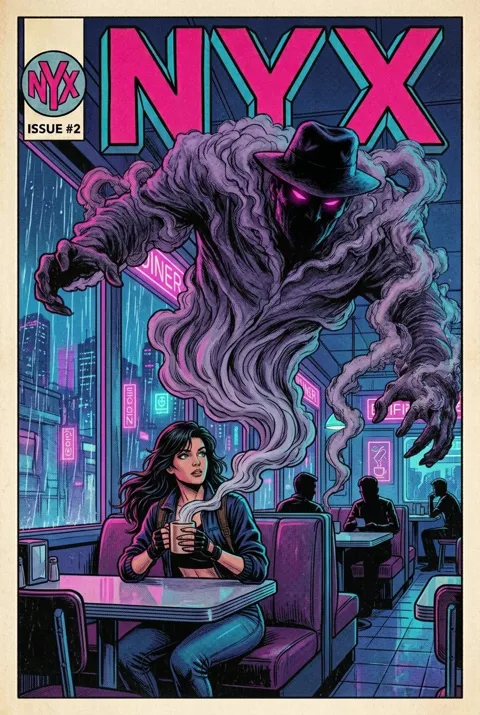 NYX Issue 2 cover: Trigger City